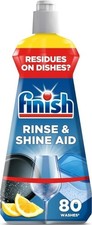 Finish Dishwasher Rinse Aid Lemon Rinse & Shine Cleaner 400ml Ultimate Clean & Dishwashing price