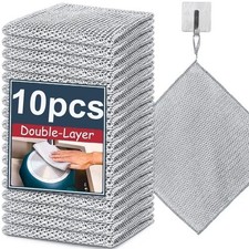 Multifunctional Non-Scratch Wire Dishcloth Dishwashing Rag Wet Dry Clean Cloth Dishwashing price