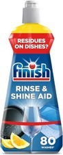 Finish Dishwasher Rinse Aid Lemon 400ml Spot Prevention and Glass Protection Dishwashing price