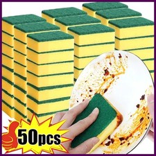 Washing Up Sponge Scourer Double Sided Kitchen Dishwashing Cleaning Pad 10-30-50 Dishwashing price