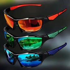 Wrap Around Polarized Sunglasses for Men Women UV400 Sports Sun Glasses Goggles Outdoor Glasses price