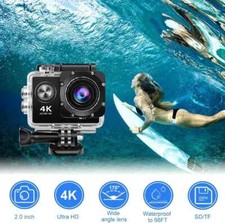 Sports Action Camera 4K HD 18MP Waterproof 30M WiFi 170° Lens + Accessories Kit Video Camera Accessories price