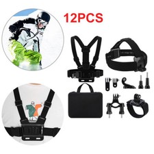 12 in 1 Sports Action Camera Accessories Set For GoPro Hero 10 9 8 Max 7 6 5 4 Video Camera Accessories price
