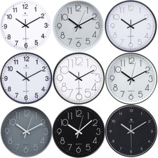 Wall Clock Round Silent Home Kitchen Bedroom Office Indoor Quartz Modern Decor Decorative Clock price