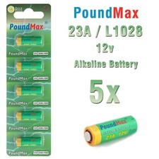 5 x A23 Battery – 12V –  Ideal for Car Remotes & Security Devices PoundMax Security Devices price