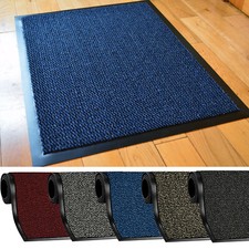 LARGE BARRIER DOOR MAT HEAVY DUTY NON SLIP RUBBER BACK KITCHEN HALLWAY FLOOR RUG Doormat price