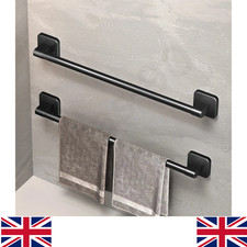 Self Adhesive Towel Rail Bathroom Towel Holder No Drill Wall Mounted Rack Towel Rack price