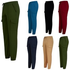 Ladies Womens Combat Trousers Stretch Cargo Elasticated Joggers Leggings NEW Women's Trousers price
