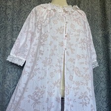 Women's Vintage M&S St Michael Cotton & Modal Lace Peignoir Gown. Size UK 10/12 Women's Nightgown and Robe price