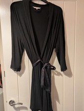 Jasper Conran Women's Nightdress Size 12-14 Black, Lace Sleeves And Trim Women's Nightgown and Robe price