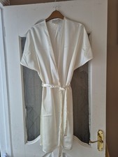 Secrets Women's Satin Dressing Gown Size Medium, Short Sleeves, Wrap And Tie Women's Nightgown and Robe price