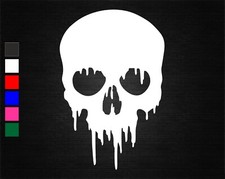 DRIPPING SKULL VINYL DECAL STICKER BEDROOM/CAR/WALL/DOOR/LAPTOP/TABLET/WINDOW Wall Sticker price