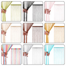 String Curtain Panels Door Fly Screen Room Divider Net Hanging Beaded Curtains Baby Room Curtain price