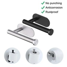 Stainless Steel Toilet Roll Paper Holder Strong Self Adhesive Stick Wall Mount Toilet Paper Holder price