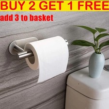 Stainless Steel Toilet Roll Paper Holder Strong Self Adhesive Stick Wall Mount Toilet Paper Holder price