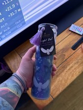 Night Owl Lavender Tube Candle In Glass Jar - Approx 50 Hours Burn Time Decorative Candle price