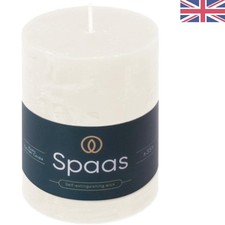 Elegant White Pillar Candle 7cm x 9.5cm - Ideal for Ambience & Relaxation Decorative Candle price