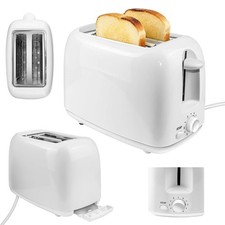 2 Slice Toaster Extra-Wide Slots Crumb Tray Defrost 850W 6 Browning Control Toasters price