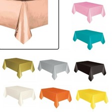 Plastic Table Cover Cloth Wipe Clean Party Tablecloth Covers Birthday Disposable Tablecloth price