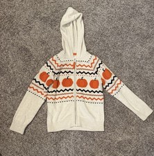 Gymboree Intarsia Pumpkins Zip Sweater Size 6 EUC Boys' Sweater & Cardigan & Knitwear price