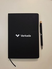 New Verkada Branded A5 Hardback Notebook and Ballpoint Pen Office Stationary Set Office Set price