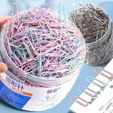 Office Supplies - 160 Pcs Color Paper Clips Organizer - Multicolored Clip Set Office Set price