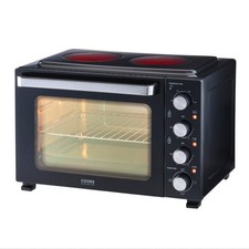 Mini Oven with 2 Ceramic Hobs 34L Portable Electric Kitchen Countertop Cooker Ovens price