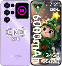 Oukitel C68 Plus Smartphone Unlocked 24GB 256GB - PURPLE Mobile Phones price