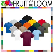 Fruit Of The Loom T Shirt T Shirts Short Sleeve 100% Cotton ! Plain Men/Women Women's T-shirt price