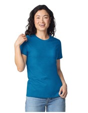 PLAIN Gildan Soft Cotton Short Sleeve Womens T-Shirt All Colours XS-XXL Women's T-shirt price
