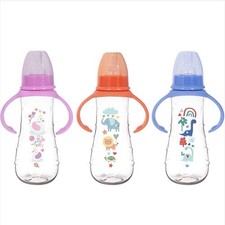 First Steps Baby Bottle 250ml BPA-Free Handles Silicone Slow Flow Teats 6m+ Baby Bottle price