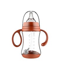 180/240/300ml Baby Bottle With Grip Infant Wide-Caliber Baby Feeding Bottles Baby Bottle price