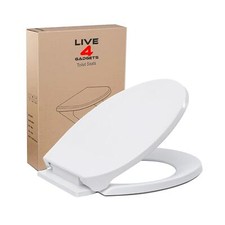Luxury Bathroom Toilet Seat Soft Close White Seats Anti Slam WC Home Heavy Duty Toilet price