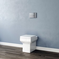 Modern Bathroom Back to Wall Toilet Square Pan Soft Close Seat BTW Cloakroom WC Toilet price