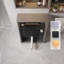Toilet Concealed Cistern Dual Flush Top/Front Access Flush Plate 3/6 Litres Toilet price