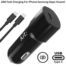 18w Fast Car Charger Adapter Type C Lighter Socket Adapter For Iphone Samsung MI Chargers & Kits price