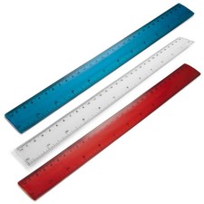 Bendy Ruler 30 cm 300 mm Flexi Measurement Office School Stationery Shatterproof Ruler price