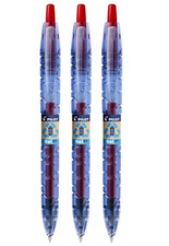 PILOT B2P Bottle to Pen 1.0mm Retractable Gel Roller Pen Point RED INK X 3 Gel Ink (Roller) Pen price