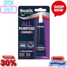BOSTIK All Purpose Clear Adhesive Quick Drying Extra Strong Glue - 20ml Adhesive - Glue price