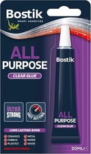 BOSTIK All Purpose Clear Adhesive Quick Drying Extra Strong Glue - 20ml Adhesive - Glue price
