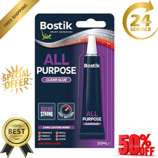 BOSTIK All Purpose Clear Adhesive Quick Drying Extra Strong Glue - 20ml Adhesive - Glue price