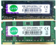 2GB DDR2 RAM SODIMM Laptop Notebook Memory PC2-6400 800MHz RAM Memory price