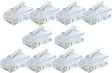 rhinocables - RJ45 Ethernet Crimp Plugs | Cat5e Network End Connectors | Univer Network Accessories price
