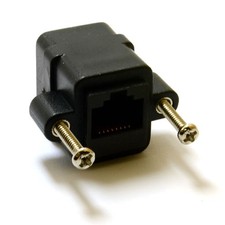 RJ45 Panel Mount Cat5e/Cat 5E Ethernet Cable Sockets Adapter Coupler [007591] Network Accessories price