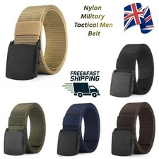 Quick Release Work Belt Tactical Men Army Webbing Nylon Military Waistbelt UK Men's Belt price
