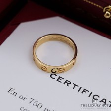 Cartier LOVE ‘Small’ 18ct Yellow Gold Wedding Band - Size 51 - 2022 Gold Wedding Band price