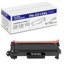 Black TN2510 TN-2510XL High Capacity Toner Cartridge for Brother HL-L2400DWE LOT Toners price