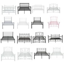 NEW Strong Single Double Bed 3ft 4ft 4ft6 Metal Bed Frame Bedroom Furniture Bed price