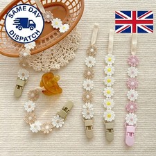 Little Daisy Baby Pacifier Clip Anti-Drop Dummy Chain Nipple Holder Infant Gift Dummy price
