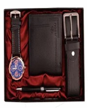 Fashion Creative Men'S Gift Set Exquisite Packaging Belt Watch Wallet Pen Set Men's Watch, Belt and Wallet Sets price